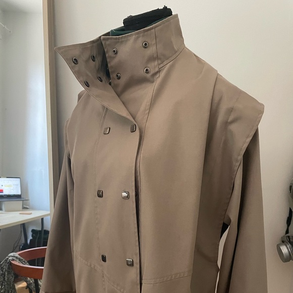 SOLD Vintage 100% cotton half trench - Picture 2 of 4